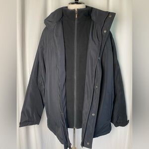 NWT Weatherproof Men’s XXL Black Multilayer Hooded Ski Snowboard Snow Jacket New